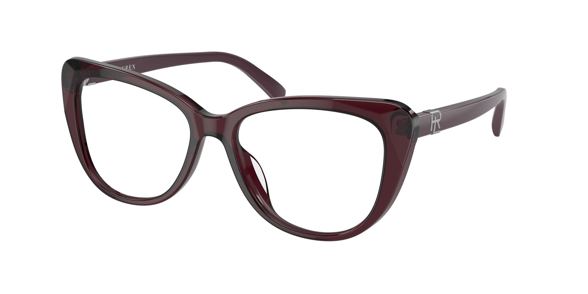 8056597825283 - Frau RL6232U  6052 Rahmen von BRILLEN Acetat Viola Transparent Katzenauge Normal