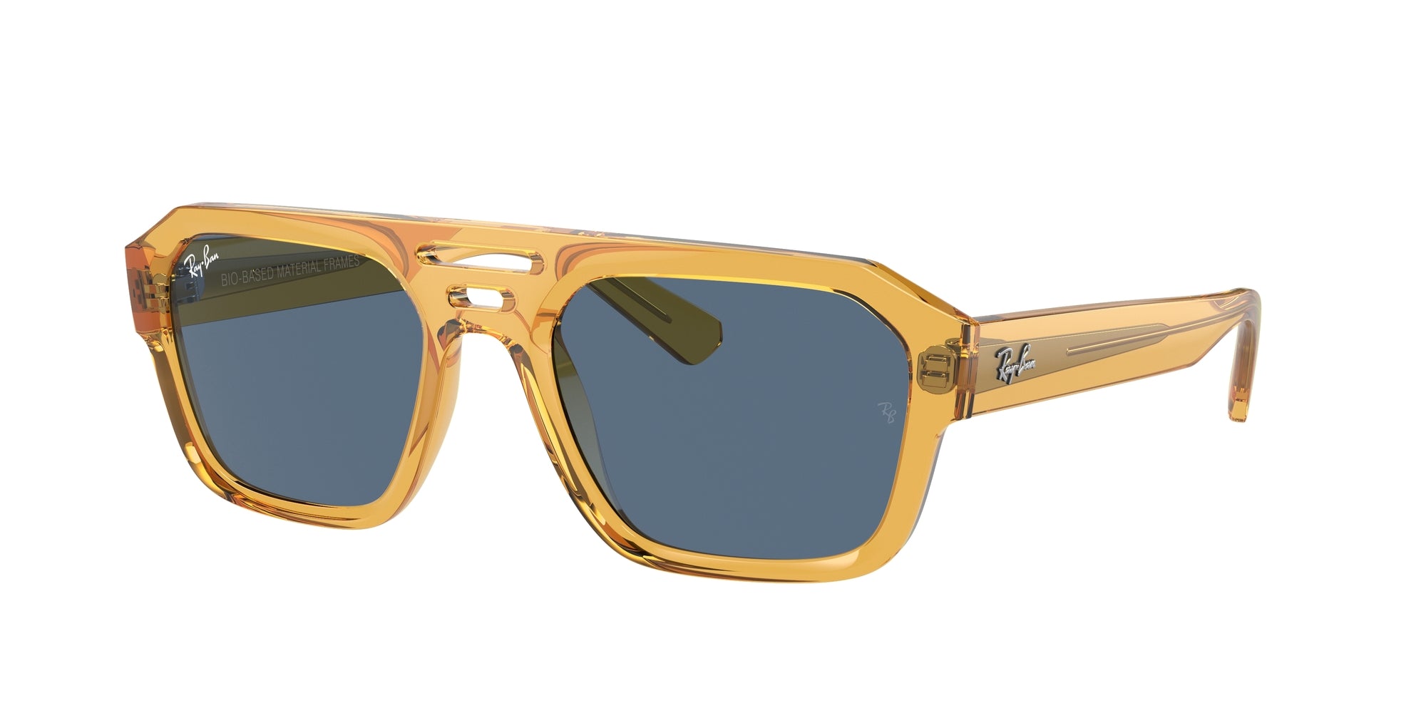 8056597829557 - Unisex RB4397 CORRIGAN 668280 Gläser SONNENBRILLEN Acetat Gelb Blau Geometrisch Normal