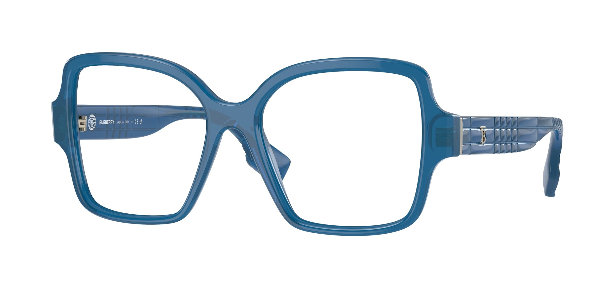 8056597829939 - Damen BE2374  4064 Rahmen von BRILLEN Acetat Blau Transparent Quadratisch Normal