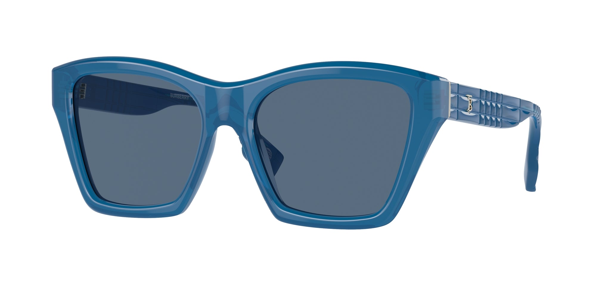 8056597830102 - Damen BE4391 Arden 406480 Gläser SONNENBRILLEN Acetat Blau Blau Quadratisch Normal