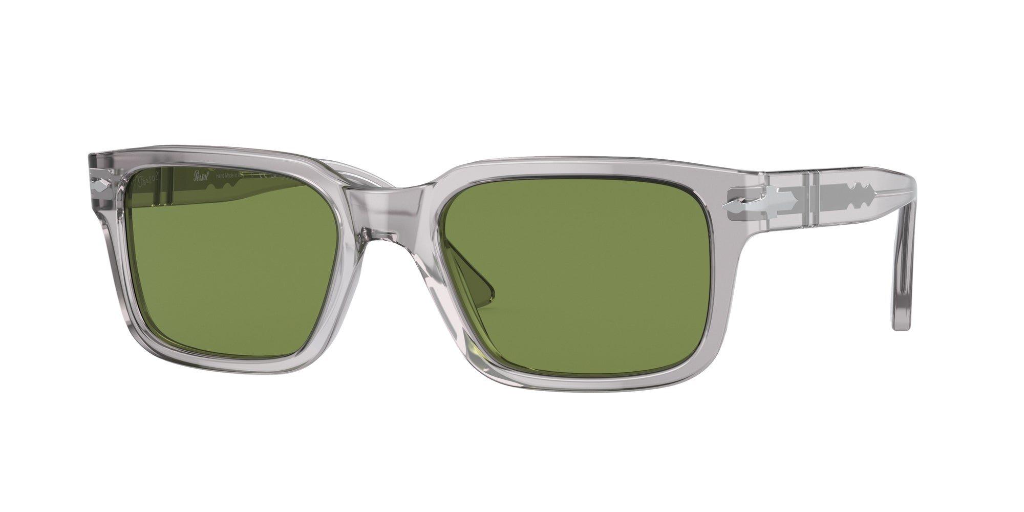 8056597831291 - Unisex PO3272S  309 4E Gläser SONNENBRILLEN Acetat Grau Grün Quadratisch Normal