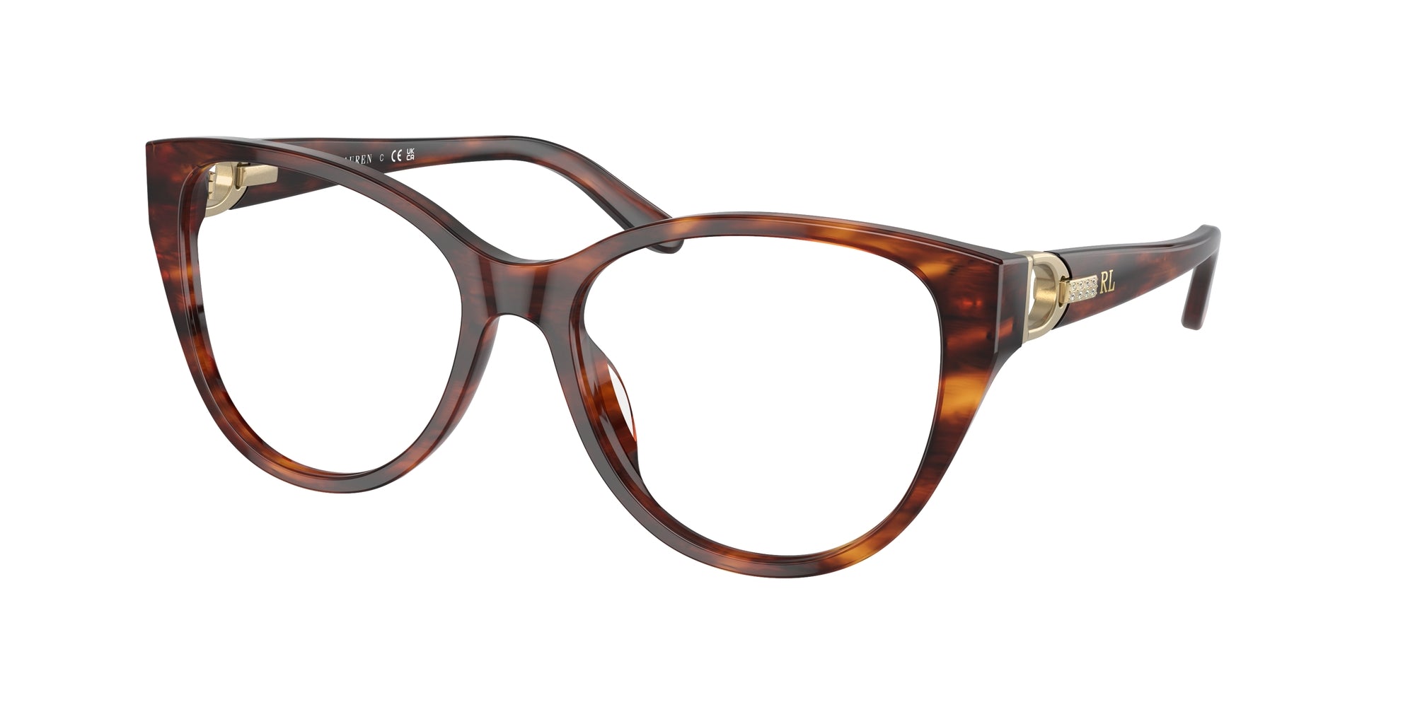 8056597831765 - Frau RL6234BU  5007 Rahmen von BRILLEN Acetat Braun Transparent Katzenauge Normal