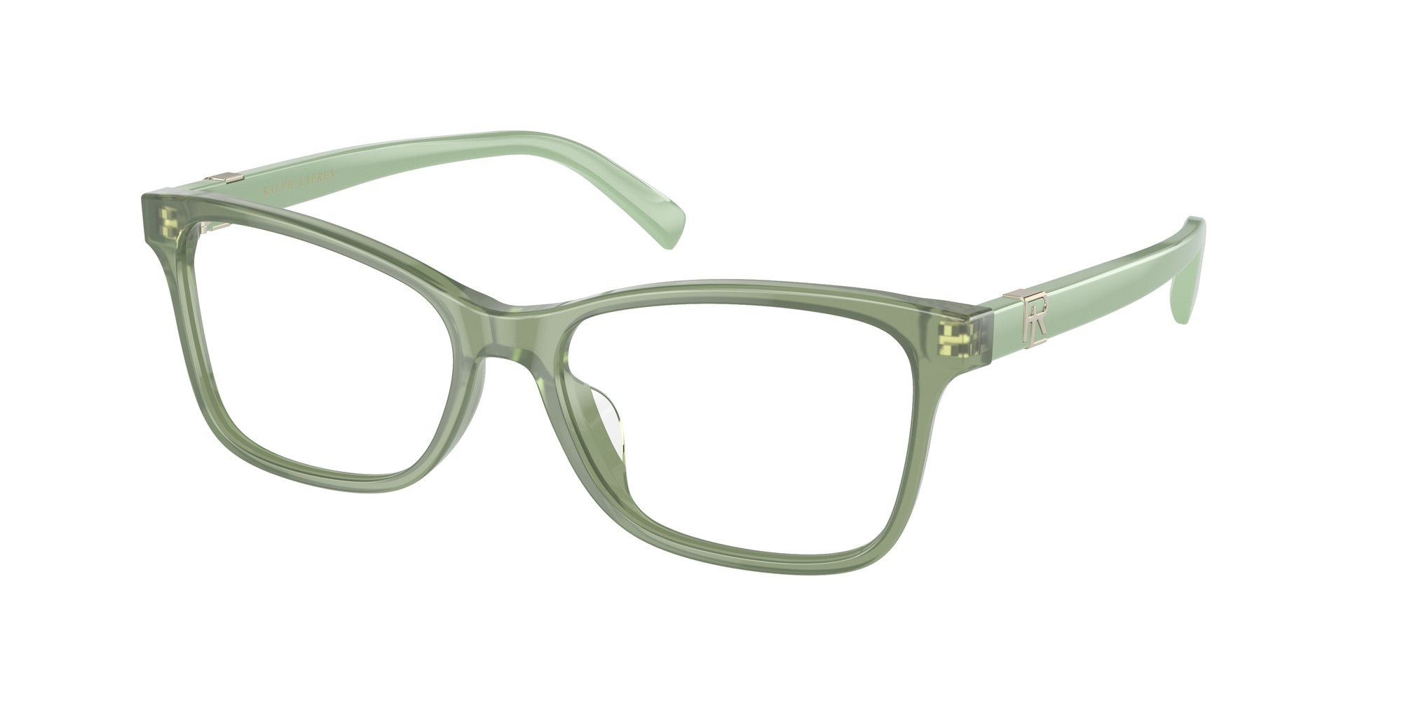 8056597833479 - Frau RL6233U  6049 Rahmen von BRILLEN Acetat Grün Transparent Schmetterling Normal