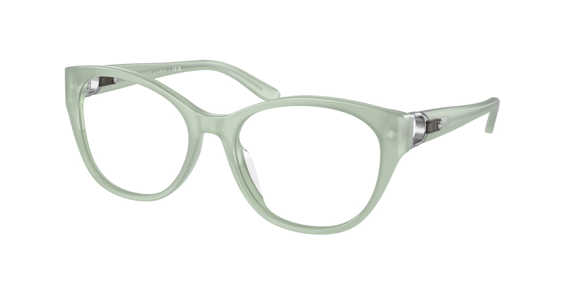 8056597833691 - Damen RL6235qua 6082 Rahmen von BRILLEN Acetat Grün Transparent Cat Eye Normal