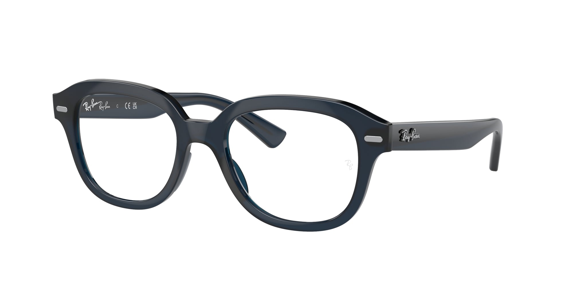 8056597840538 - Unisex RX7215 ERIK 8256 Rahmen von BRILLEN Acetat Blau Transparent Quadratisch Normal