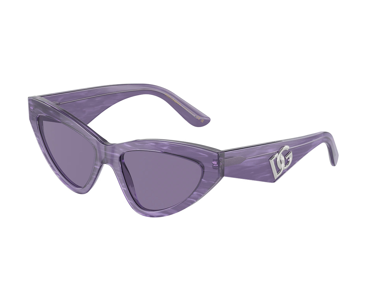 8056597844635 - Damen DG4439 34071a Gläser SONNENBRILLEN Acetat Violett Violett Cat Eye Normal