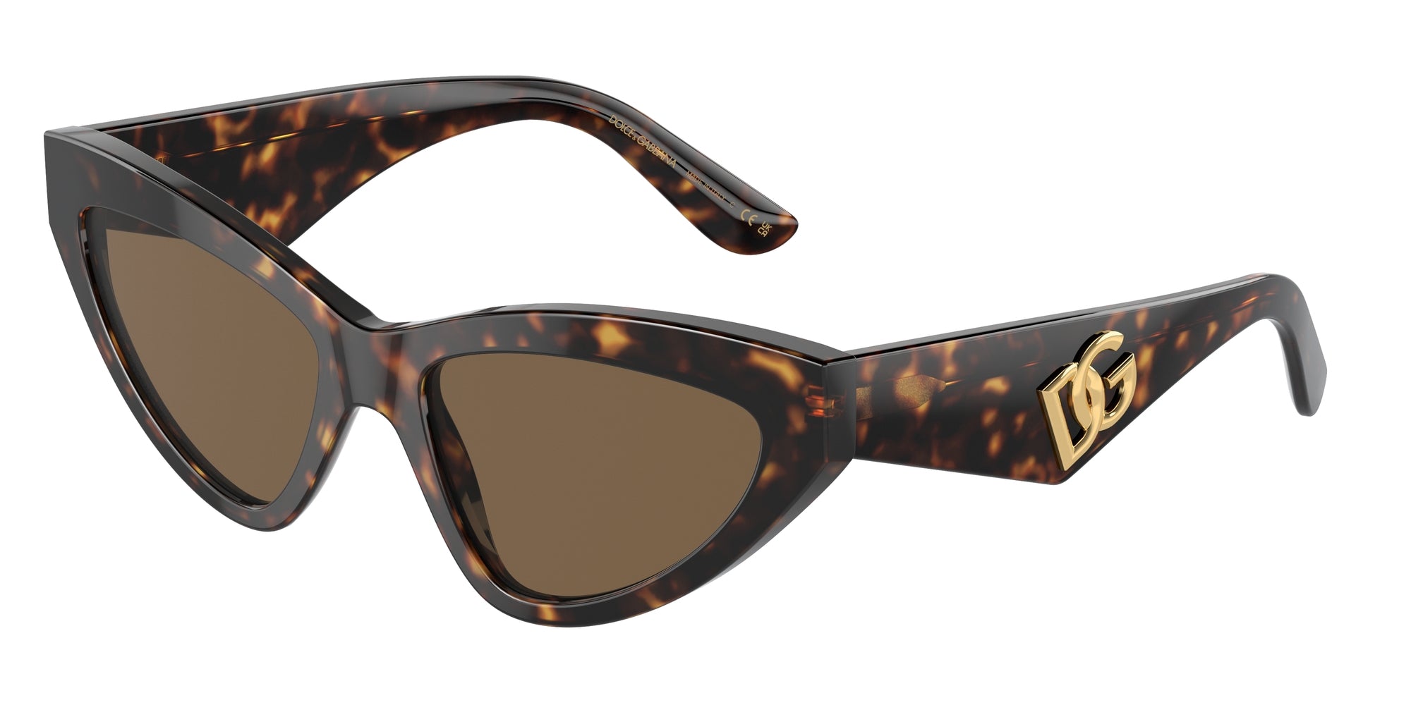 8056597844659 - Damen DG4439  502 73 Gläser SONNENBRILLEN Acetat Schildkröte Braun Cat Eye Normal