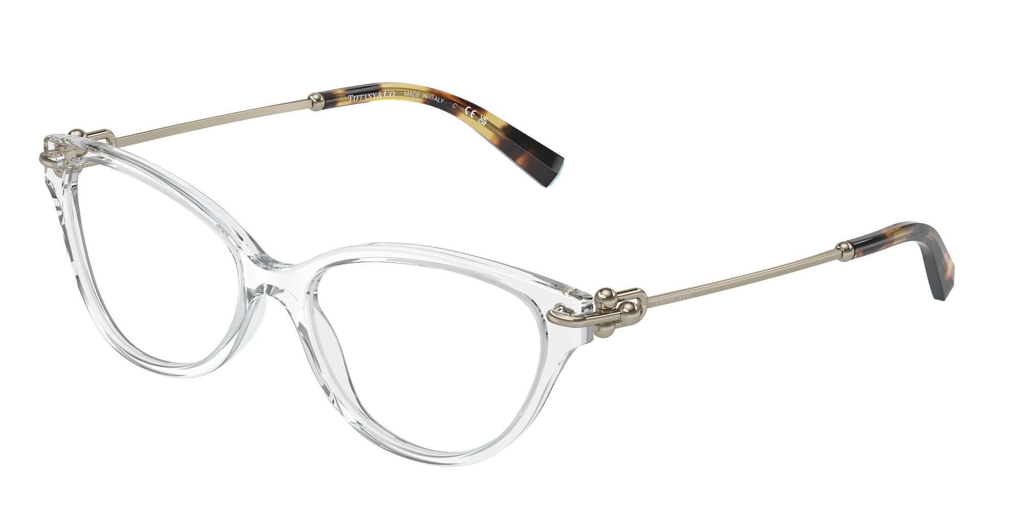 8056597848466 - Frau TF2231  8047 Rahmen von BRILLEN Acetat Transparent Trasparente Katzenauge Normale