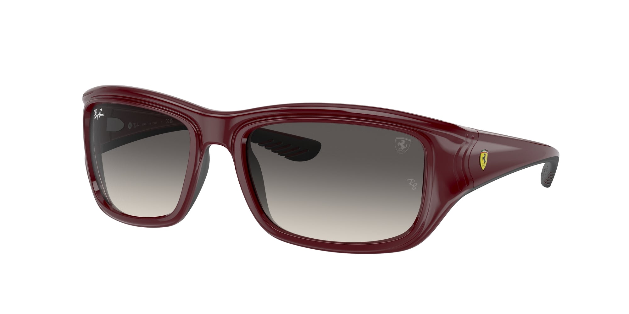 8056597853736 - Herren RB4405M F68111 Gläser SONNENBRILLEN Nylon Rot Grau Quadratisch Normal Schattiert 8056597853736 - Herren RB4405M F68111 Gläser SONNENBRILLEN Nylon Rot Grau Quadratisch Normal Schattiert