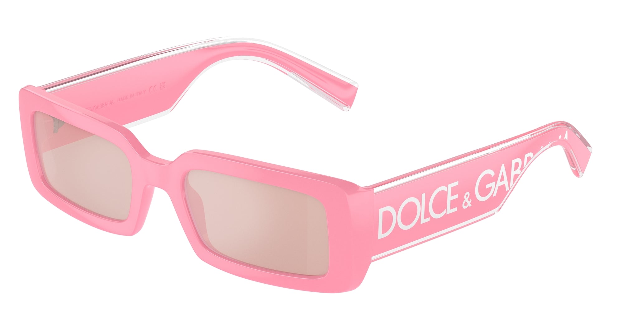 8056597859585 - Damen DG6187  3262 5 Gläser SONNENBRILLEN Injiziert Rosa Rosa Quadratisch Normal