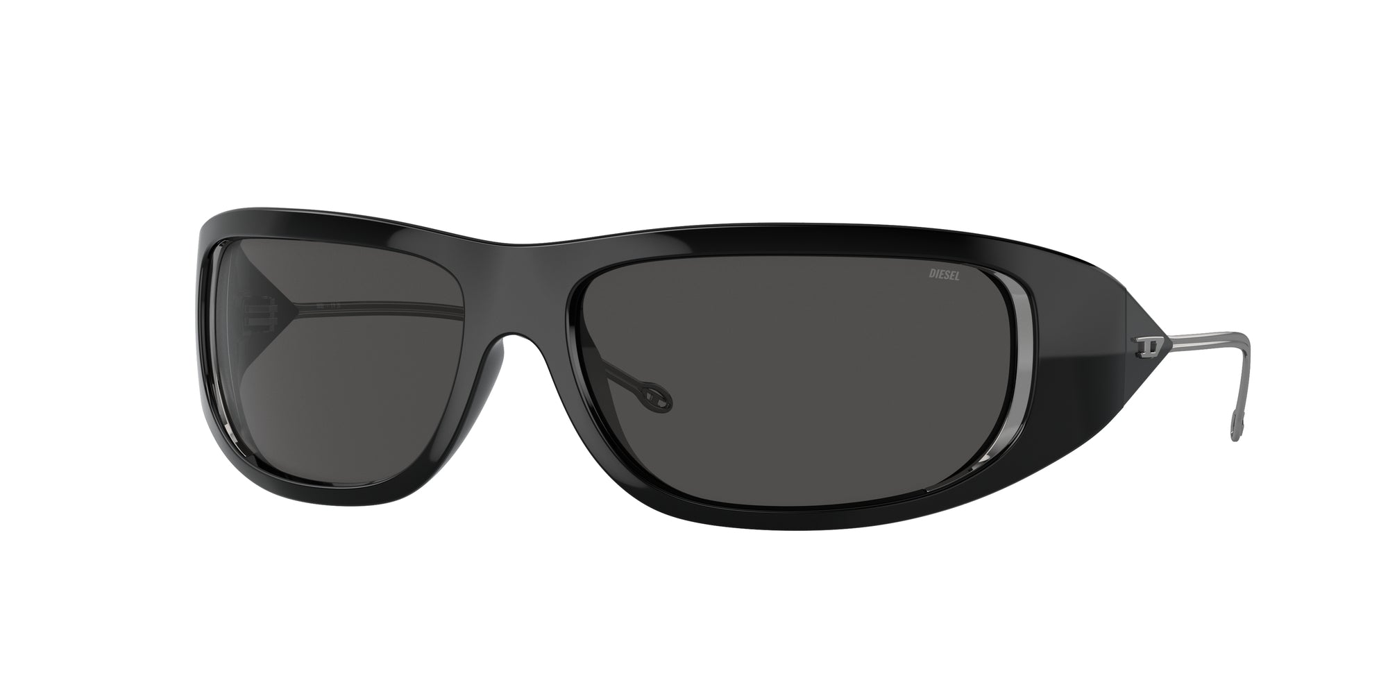 8056597861069 - DIESEL Unisex DL3001 501 87 Gläser SONNENBRILLEN Injiziert Schwarz Grau Rund Normal 8056597861069 - DIESEL Unisex DL3001 501 87 Gläser SONNENBRILLEN Injiziert Schwarz Grau Rund Normal