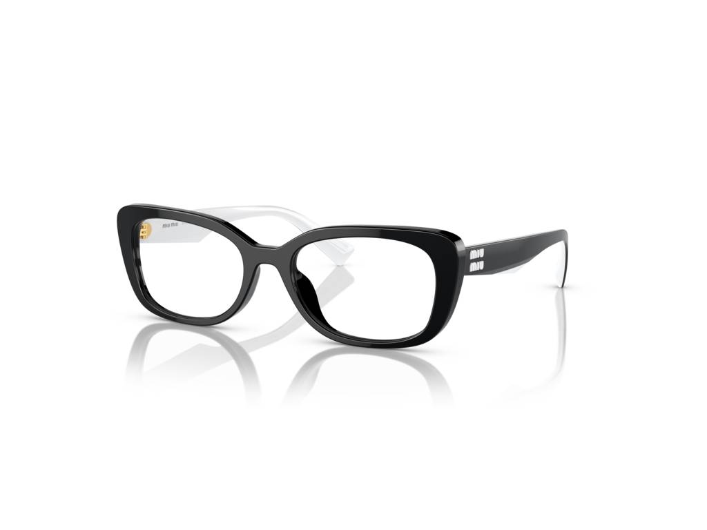 8056597887991 - Damen MU 07VV  10G1O1 Rahmen von BRILLEN Acetat Schwarz Transparent Quadratisch Normal