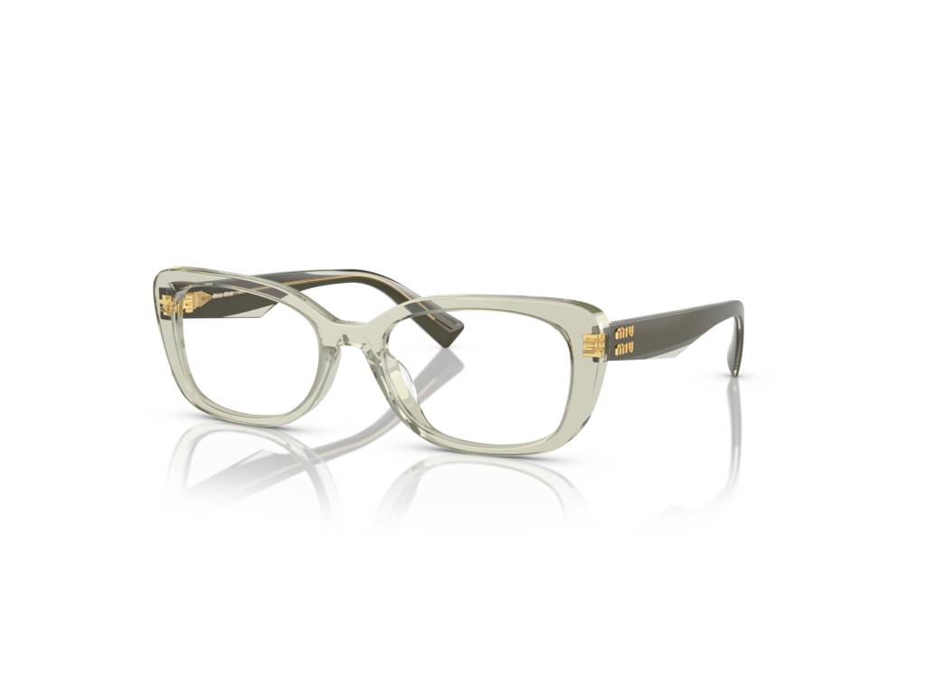 8056597888042 - Damen MU 07VV  13M1O1 Rahmen von BRILLEN Acetat Beige Transparent Quadratisch Normal