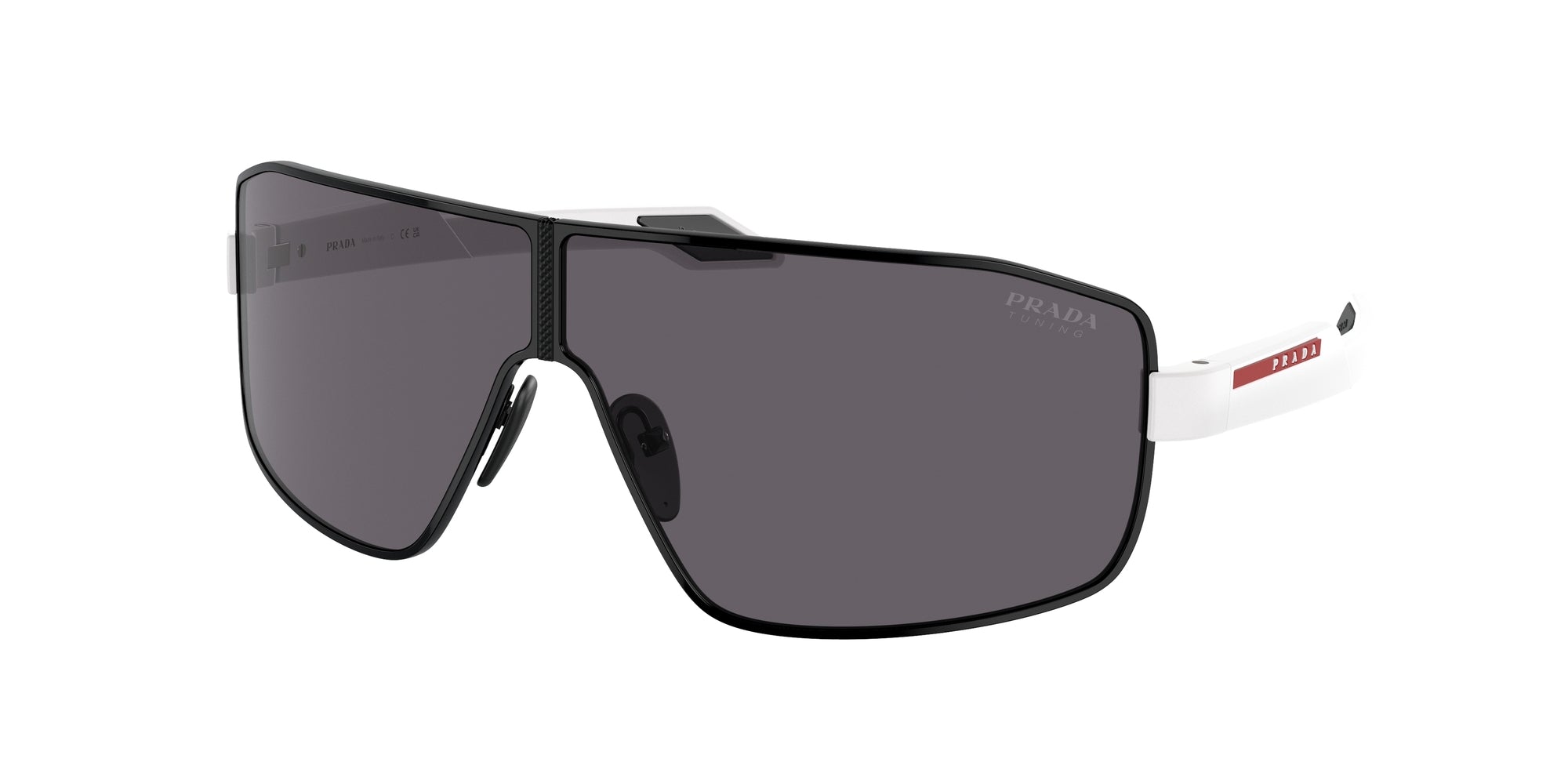 8056597888899 - Herren PS 54YS  1AB01V Gläser SONNENBRILLEN Metall Schwarz Grau Geometrisch Normal