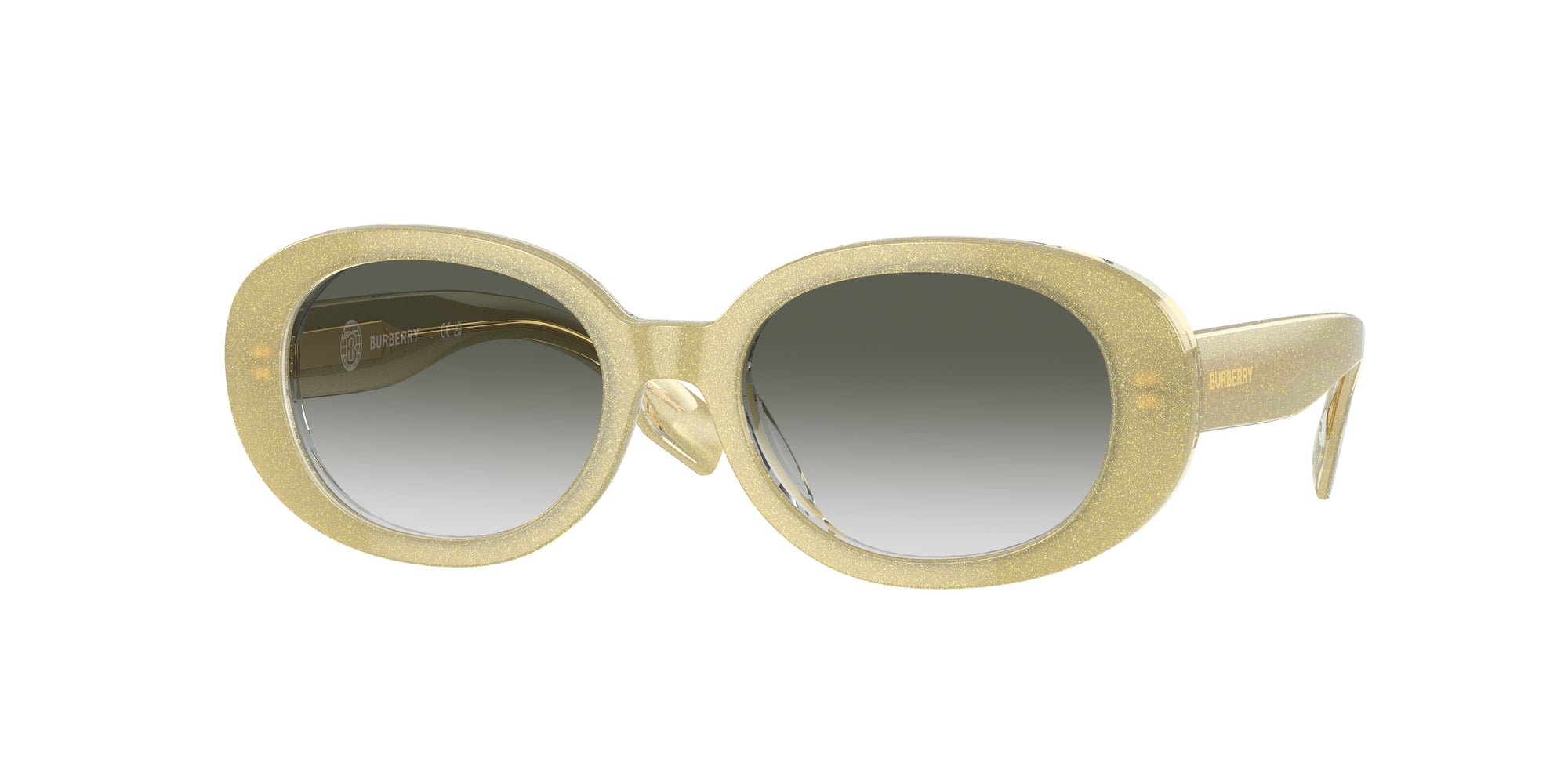 8056597889599 - Damen JB4339  39628E Gläser SONNENBRILLEN Acetat Gold Grau Rund Normal Schattiert