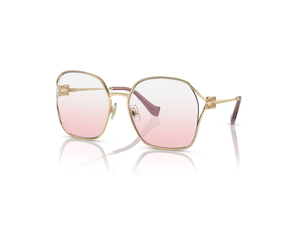 8056597890304 - Damen MU 52WS  ZVN04Z Gläser SONNENBRILLEN Metall Gold Rosa Geometrisch Normal Schattiert