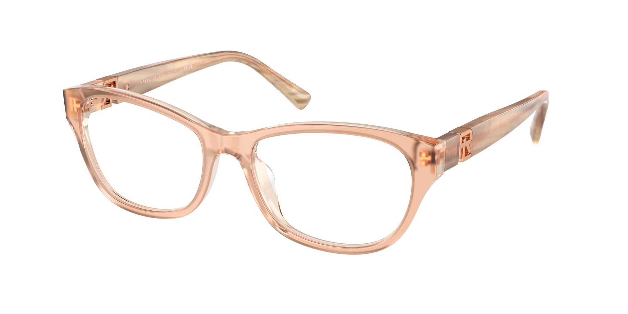 8056597902229 - Frau RL6237U  6110 Rahmen von BRILLEN Acetat Rose Transparent Kreisel Normal