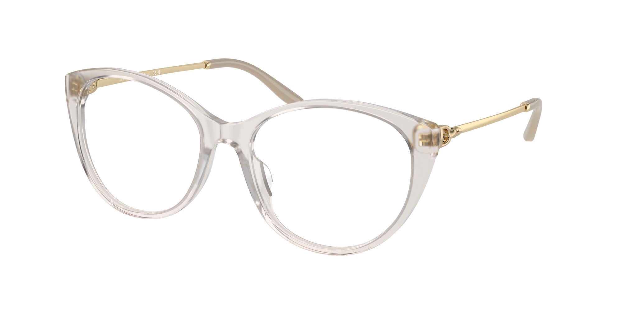 8056597902403 - Frau RL6239U  6112 Rahmen von BRILLEN Acetat Grau Transparent Katzenauge Normal