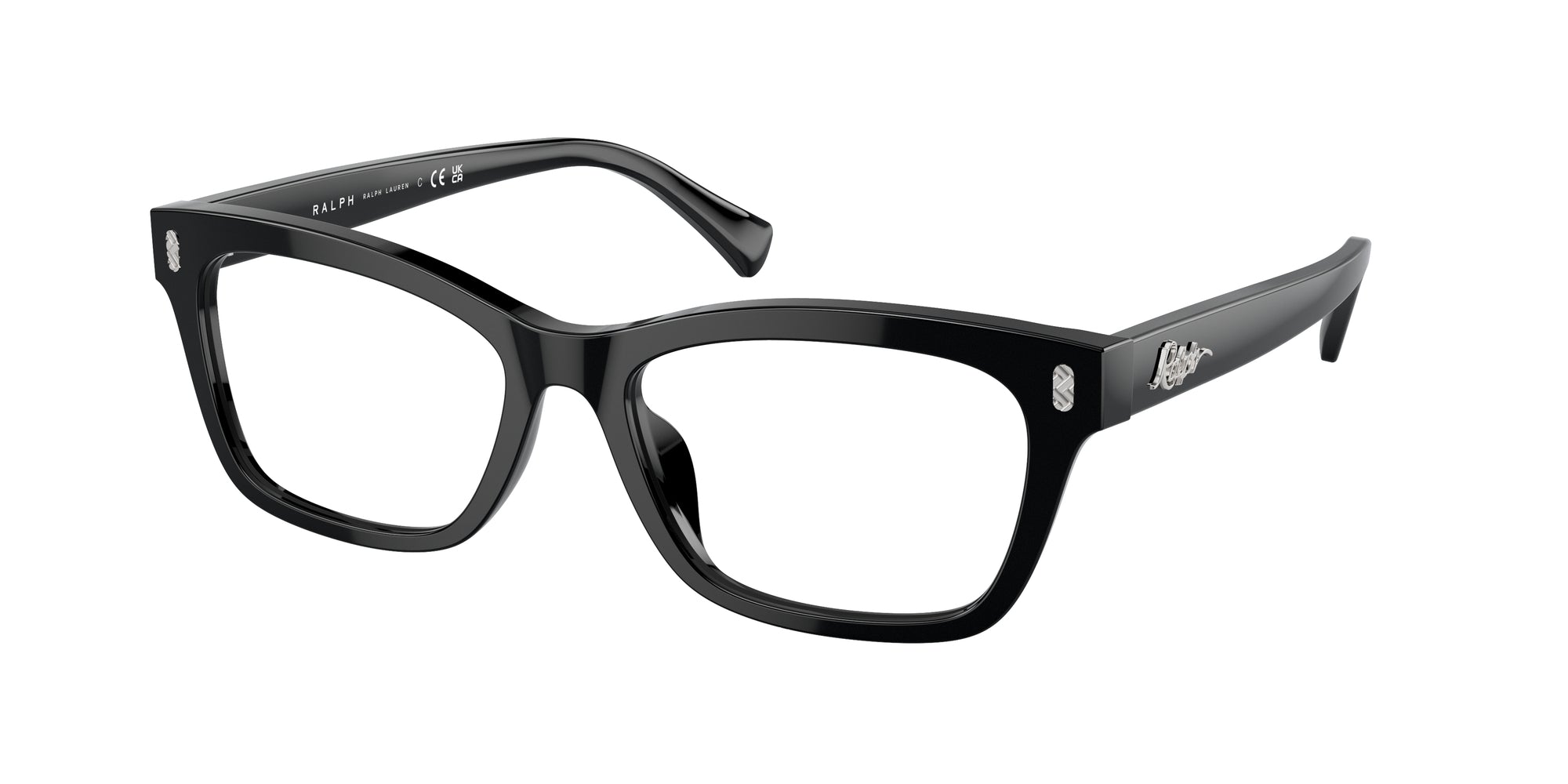 8056597905206 - Damen RA7154U  5001 Rahmen von BRILLEN Acetat Schwarz Transparent Quadratisch Normal