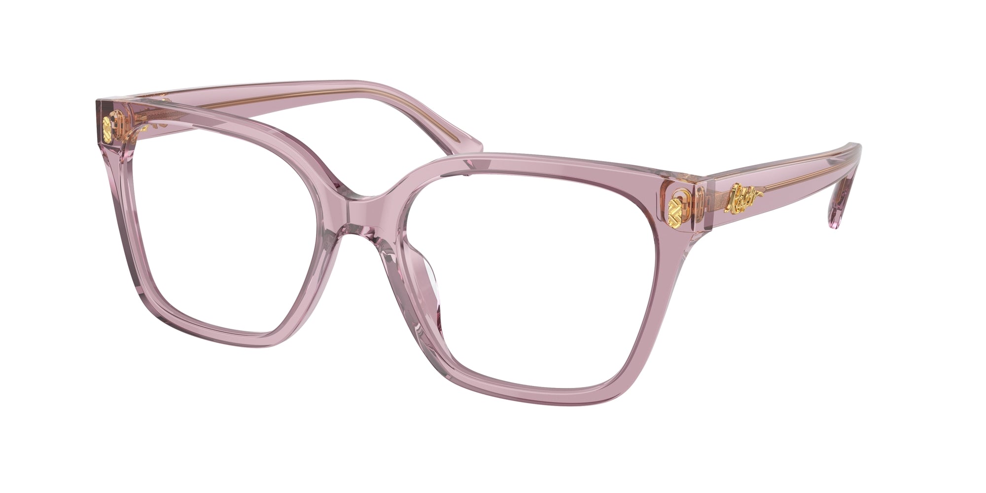 8056597905442 - Damen RA7158U  6118 Rahmen von BRILLEN Acetat Violett Transparent Quadratisch Normal