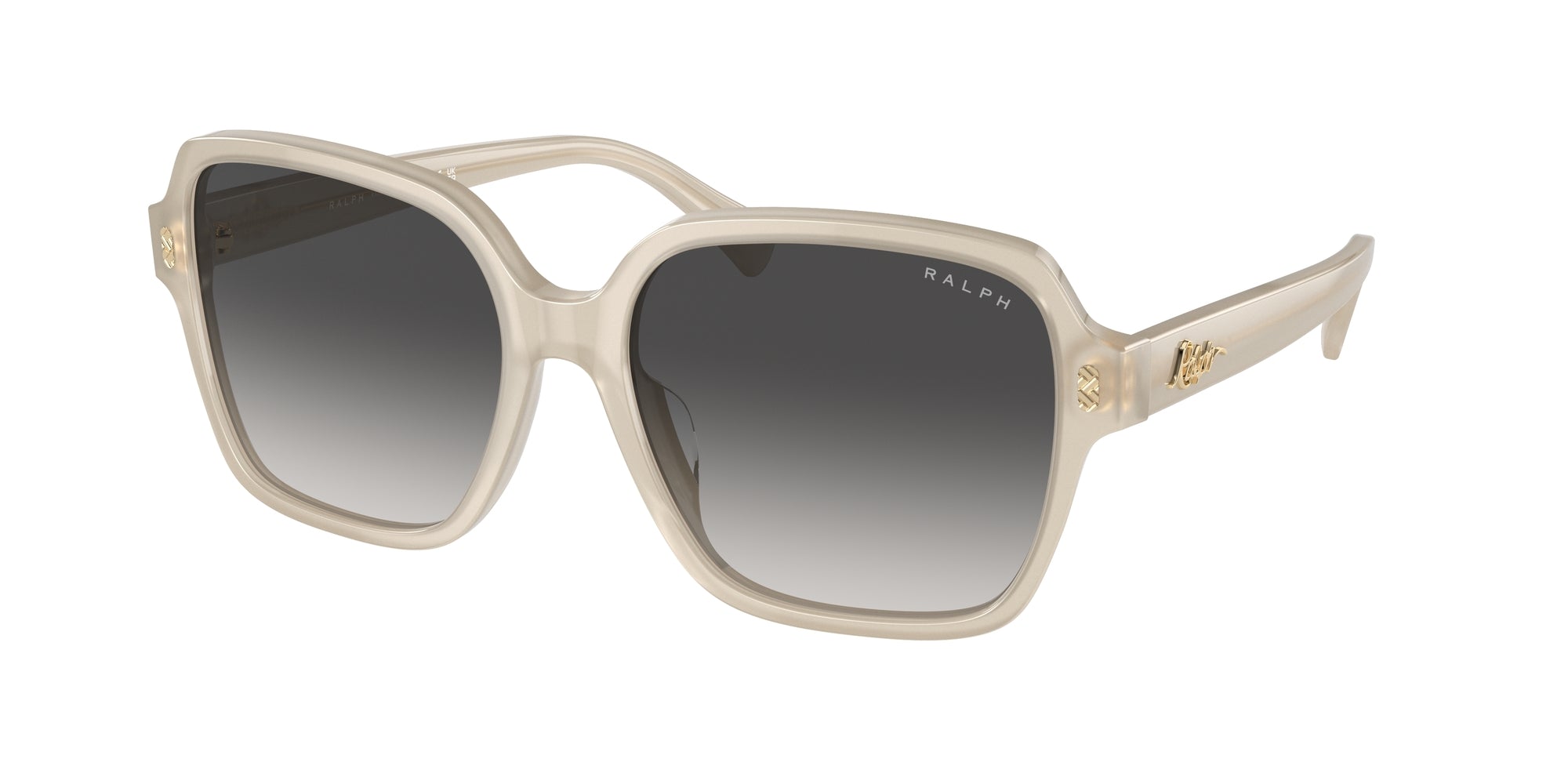 8056597905466 - Frau RA5304U  61618G Gläser SONNENBRILLEN Acetat Creme  Grau Hocken Normale Schattiert