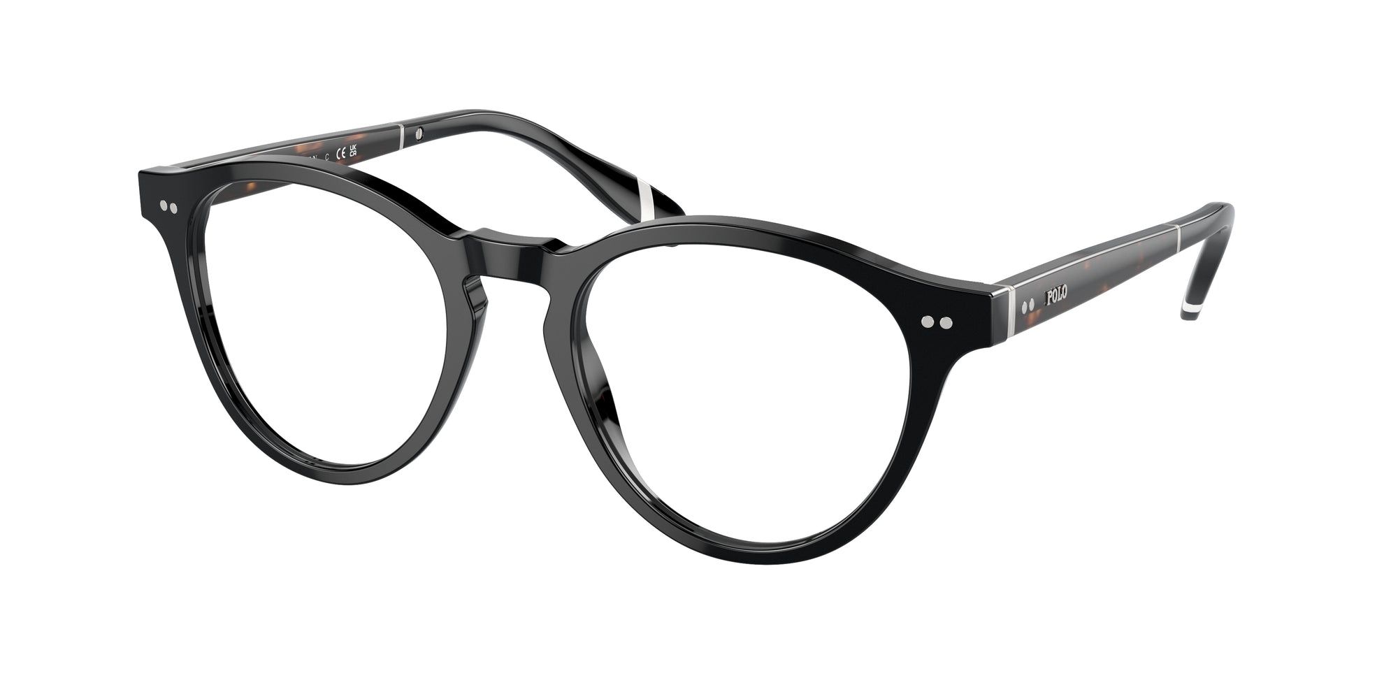 8056597912242 - Herren PH2268  5001 Rahmen von BRILLEN Acetat Schwarz Transparent Quadratisch Normal