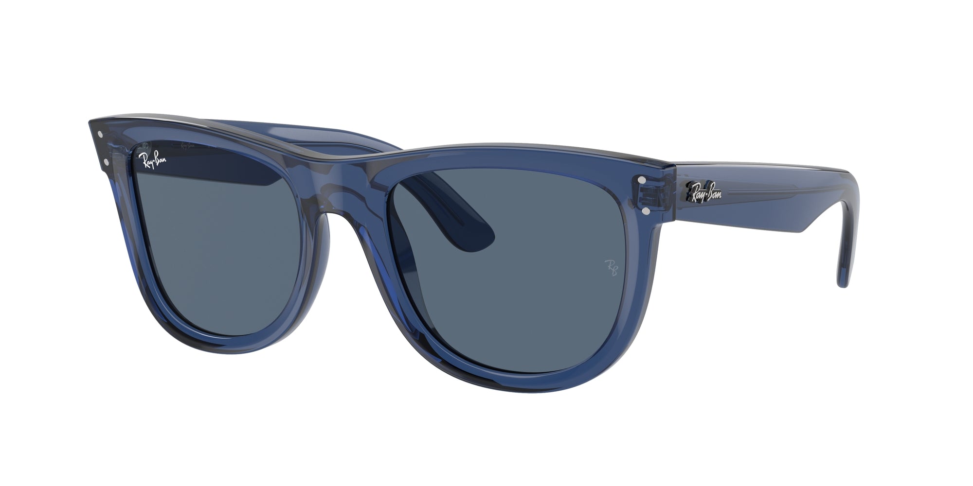 8056597918879 - Unisex RBR0502S WAYFARER REVERSE 67083A Gläser SONNENBRILLEN Acetat Blau Blau Quadratisch Normal