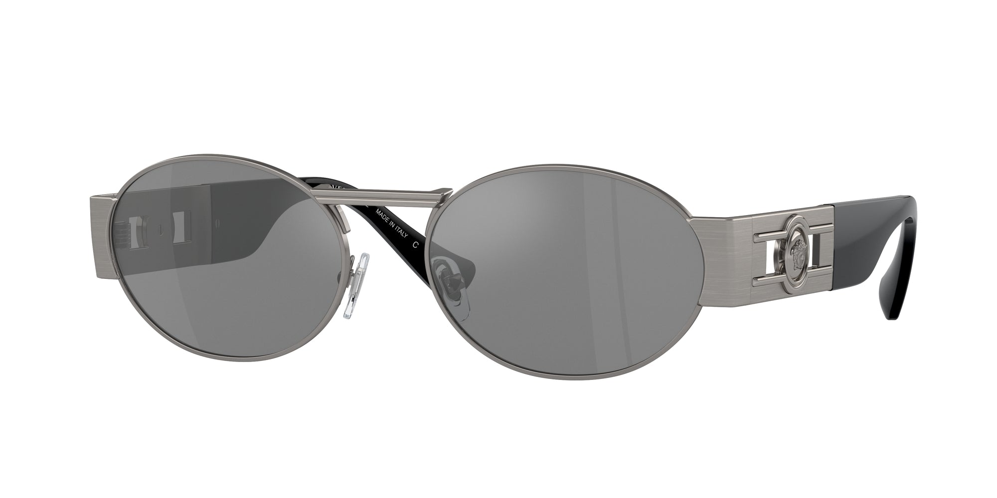 8056597922357 - Unisex VE2264  10016G Gläser SONNENBRILLEN Metall Gunmetal Grau Kreisel Normal Spiegel