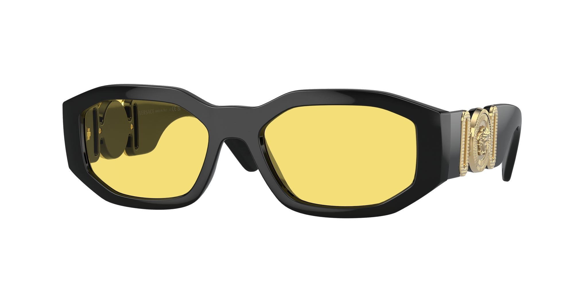 8056597922944 - Unisex VE4361  GB1 85 Gläser SONNENBRILLEN Acetat Schwarz Gelb Geometrisch Normal