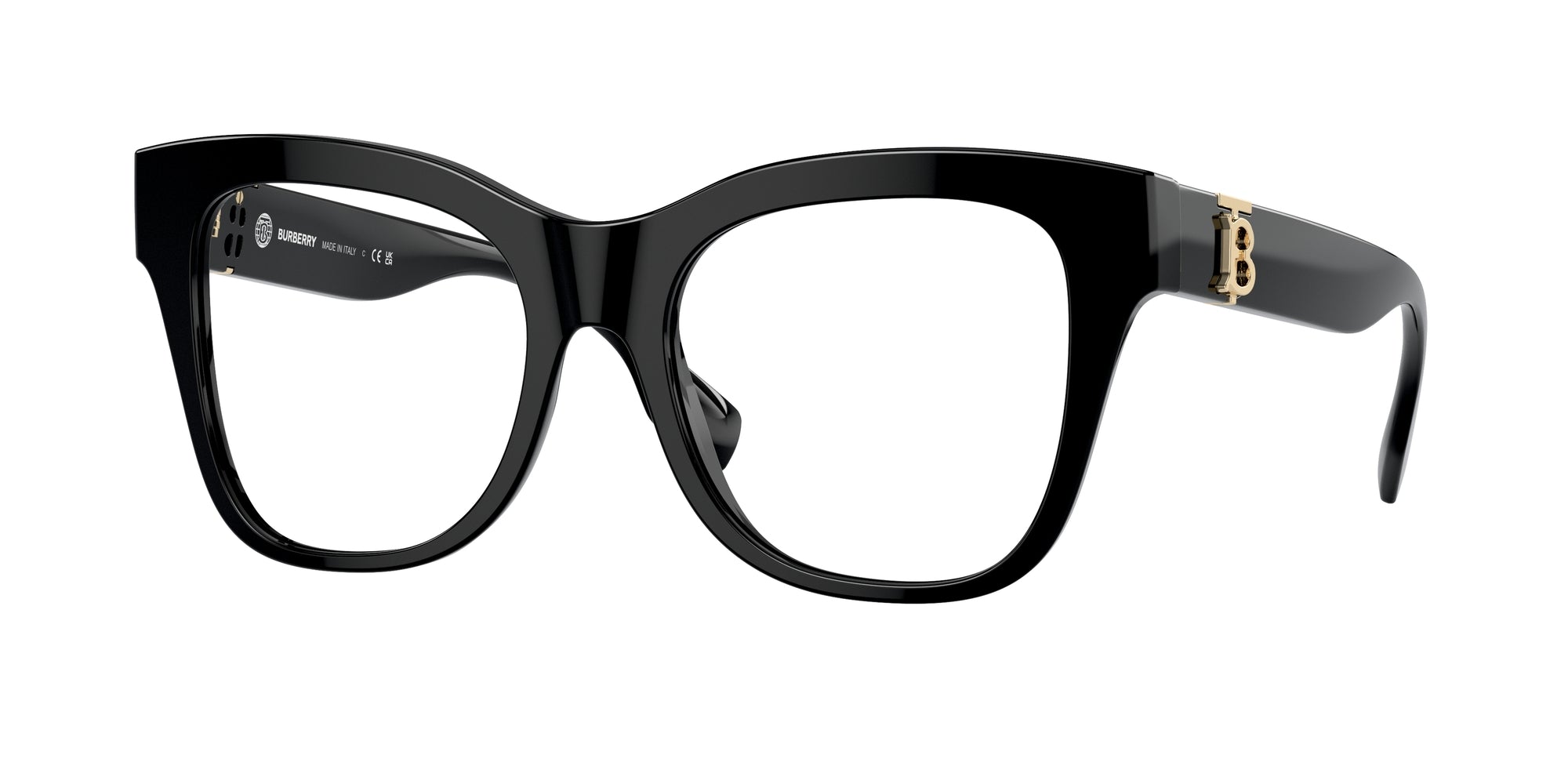8056597924535 - Damen BE2388  3001 Rahmen von BRILLEN Acetat Schwarz Transparent Quadratisch Normal