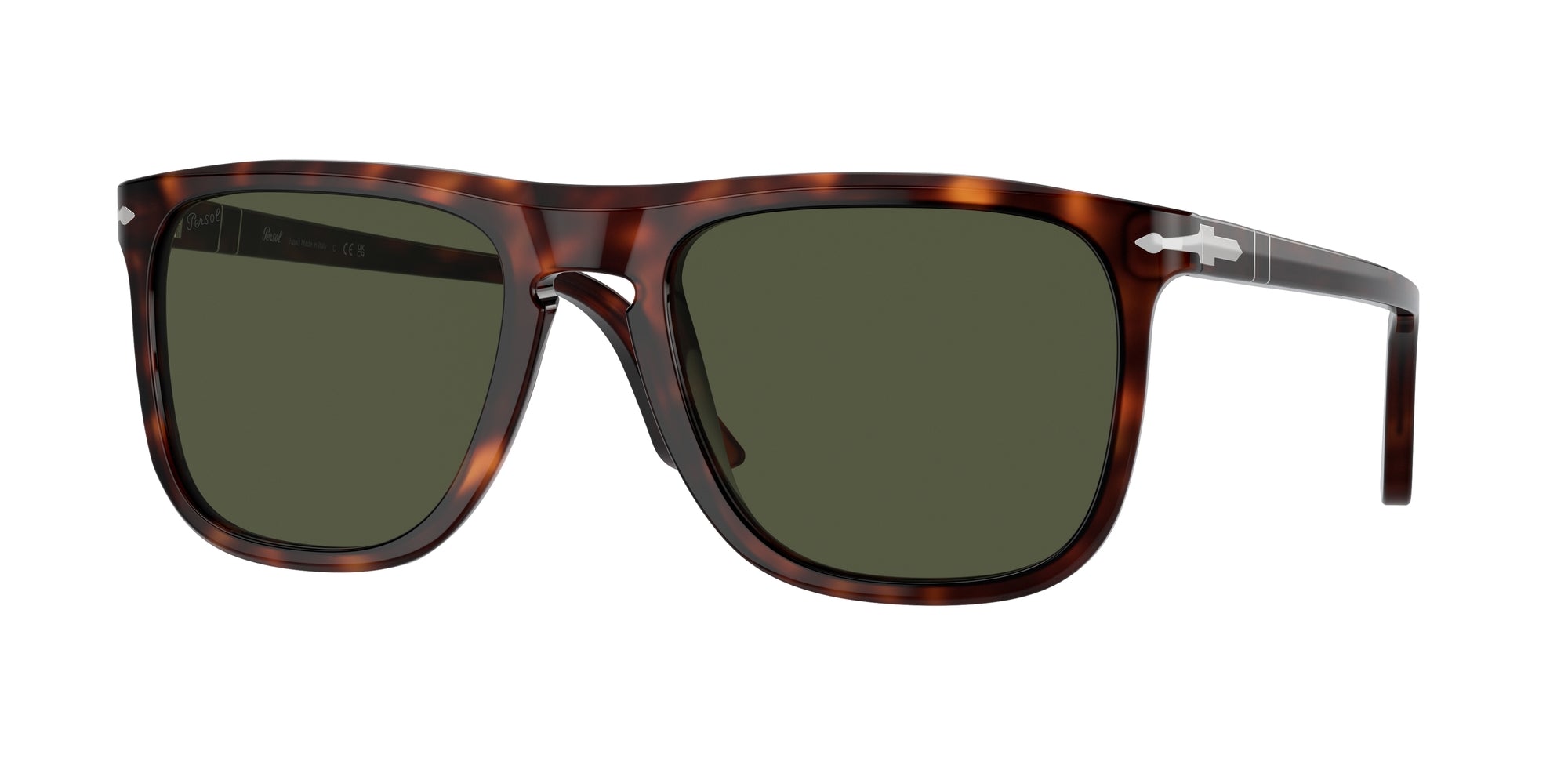 8056597924788 - Unisex PO3336S  24 31 Gläser SONNENBRILLEN Acetat Schildkröte Grün Pilot Normal