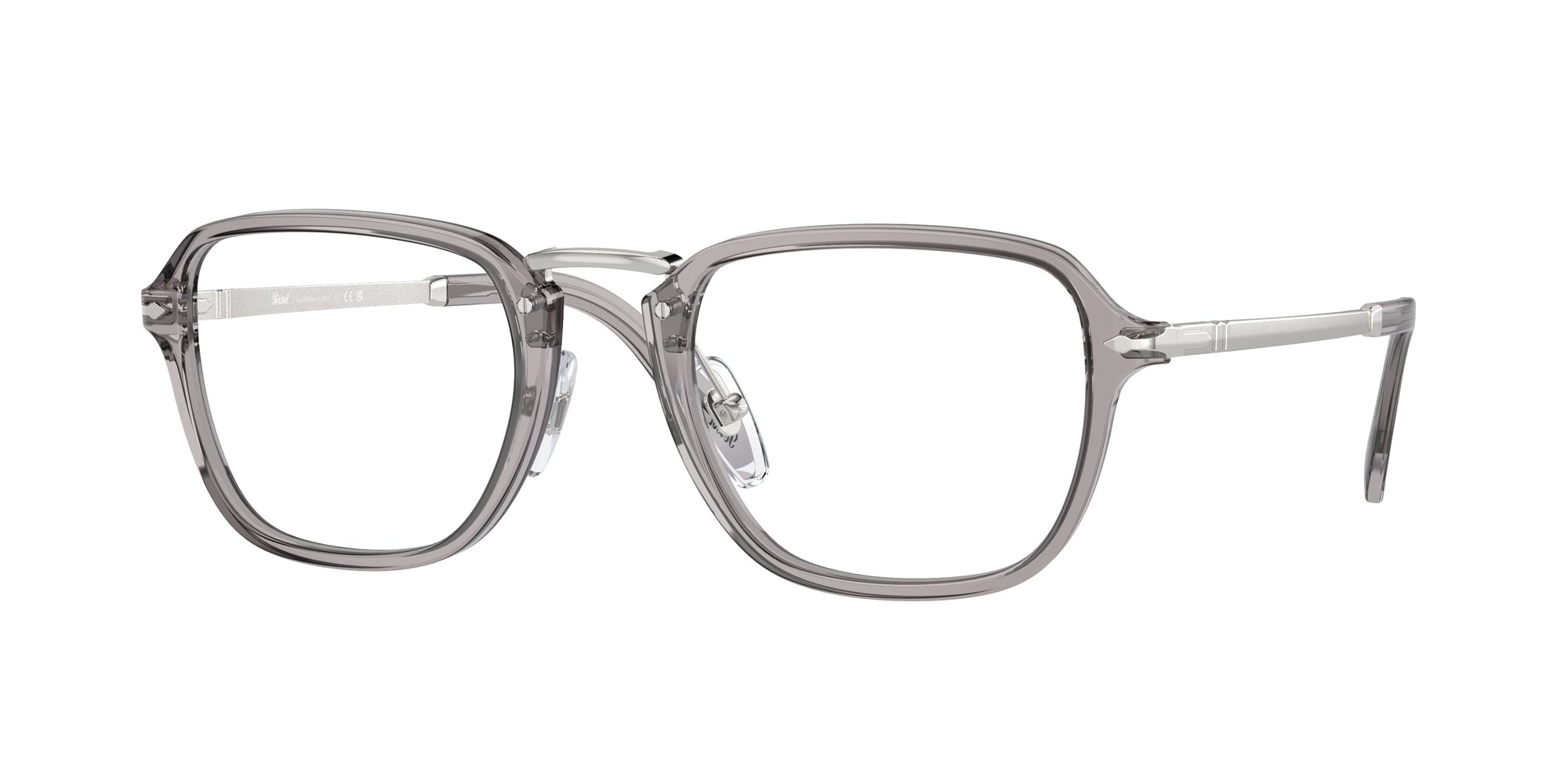 8056597924917 - Unisex PO3331V  309 Rahmen von BRILLEN Acetat Grau Trasparente Hocken Normale