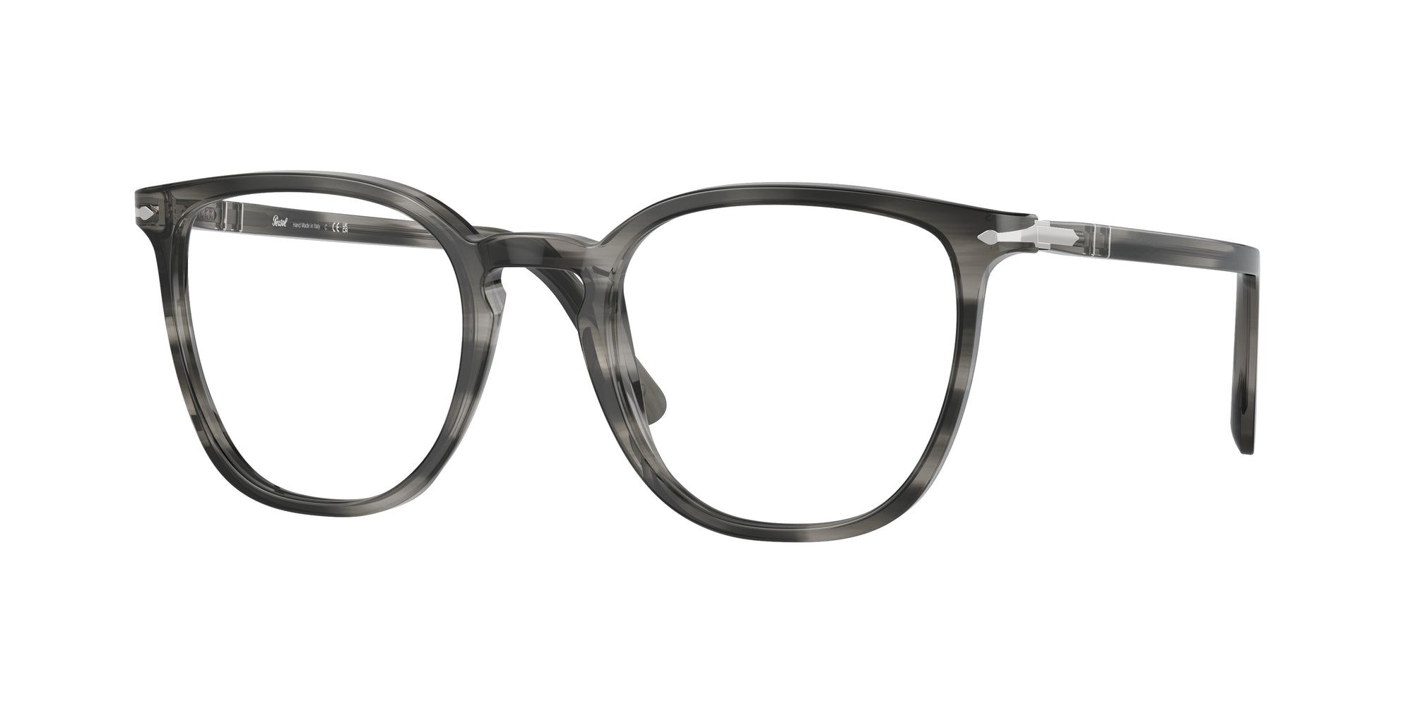 8056597932370 - Unisex PO3338V  1192 Rahmen von BRILLEN Acetat Grau Trasparente Panthos Normale