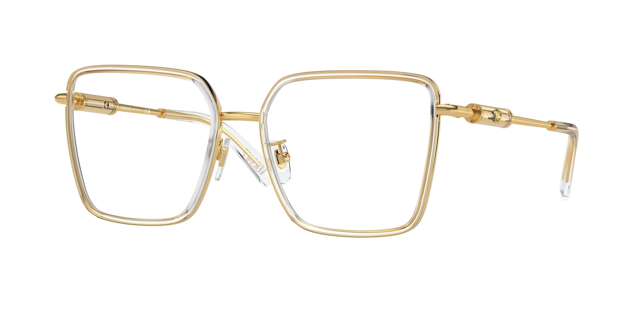 8056597933605 - Damen VE1294D 1508 Rahmen von BRILLEN Metall Transparent Transparent Schmetterling Normal 8056597933605 - Damen VE1294D 1508 Rahmen von BRILLEN Metall Transparent Transparent Schmetterling Normal