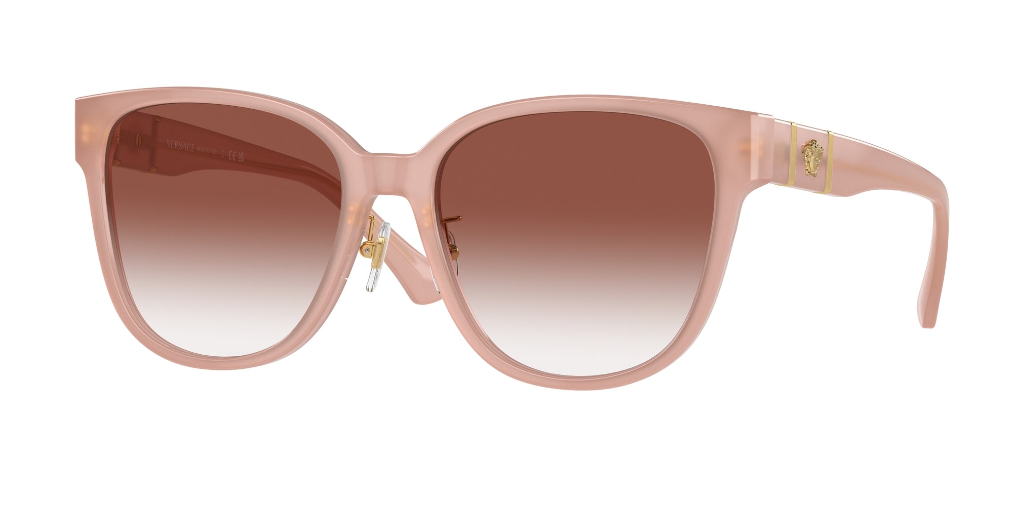 8056597933858 - Damen VE4460D  5394V0 Gläser SONNENBRILLEN Acetat Rosa Rot Quadratisch Normal Schattiert