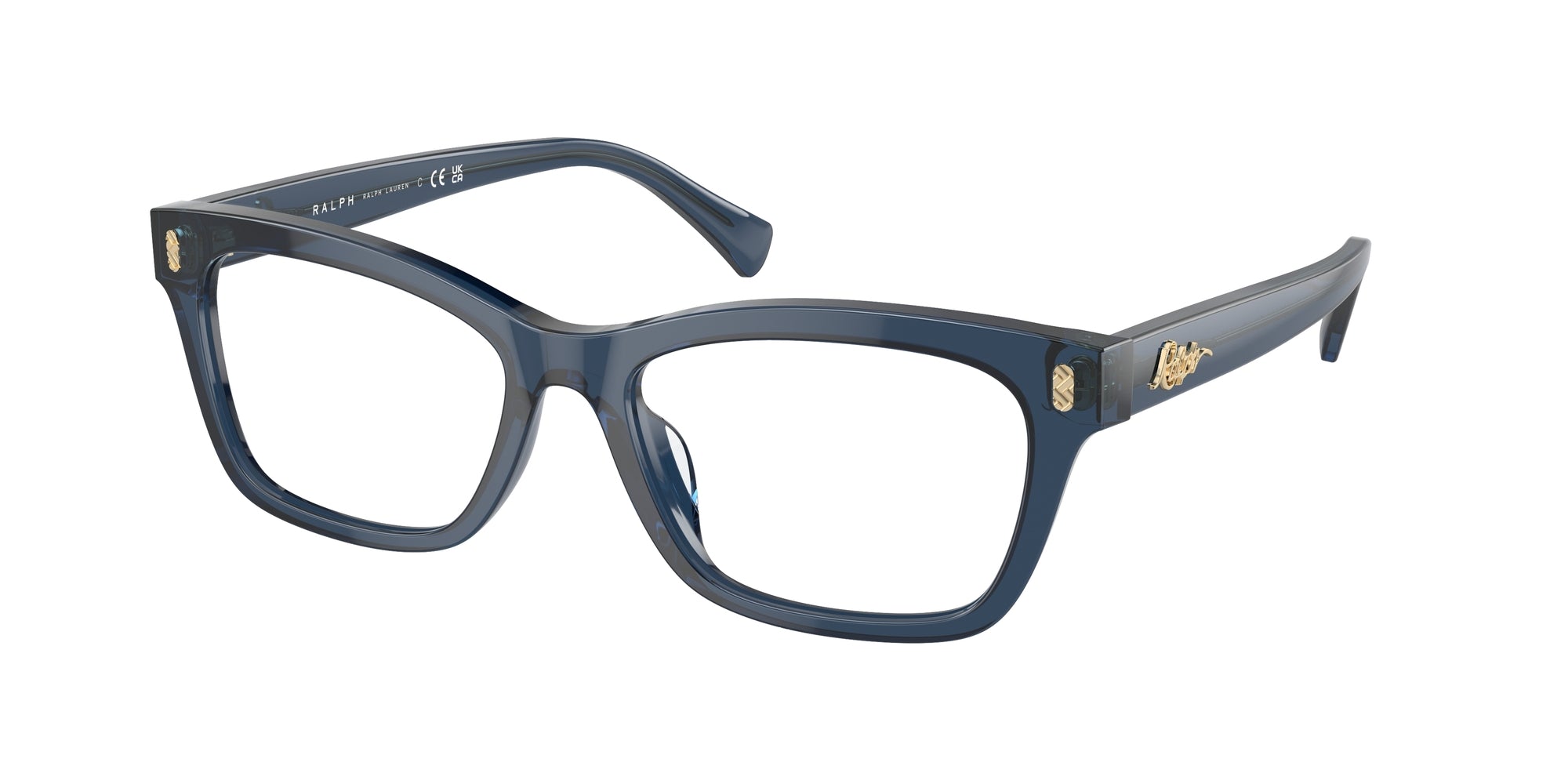 8056597934497 - Damen RA7154U  6144 Rahmen von BRILLEN Acetat Blau Transparent Quadratisch Normal