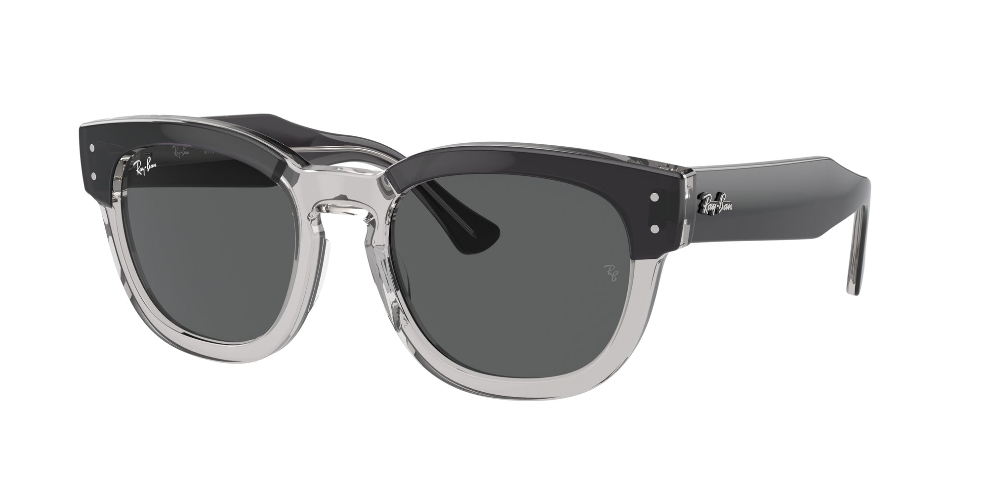 8056597936118 - Unisex RB0298S MEGA HAWKEYE 1396B1 Gläser SONNENBRILLEN Acetat Grau Grau Quadratisch Normal