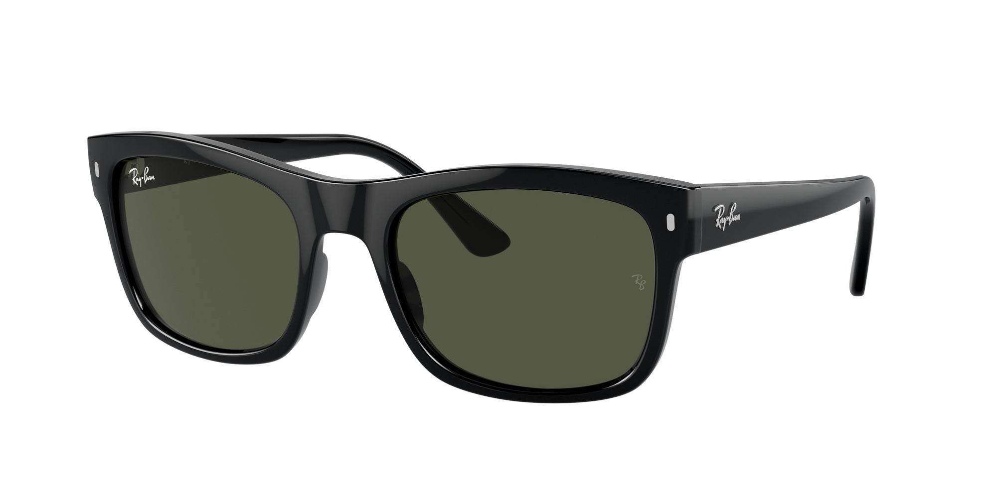 8056597939140 - Unisex RB4428  601 31 Gläser SONNENBRILLEN Acetat Schwarz Grün Quadratisch Normal