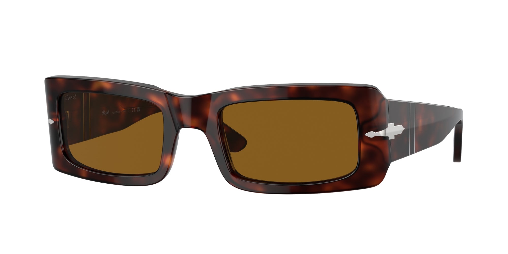 8056597940610 - Unisex PO3332S FRANCIS 24 33 Gläser SONNENBRILLEN Acetat Havanna Braun Hocken Normal