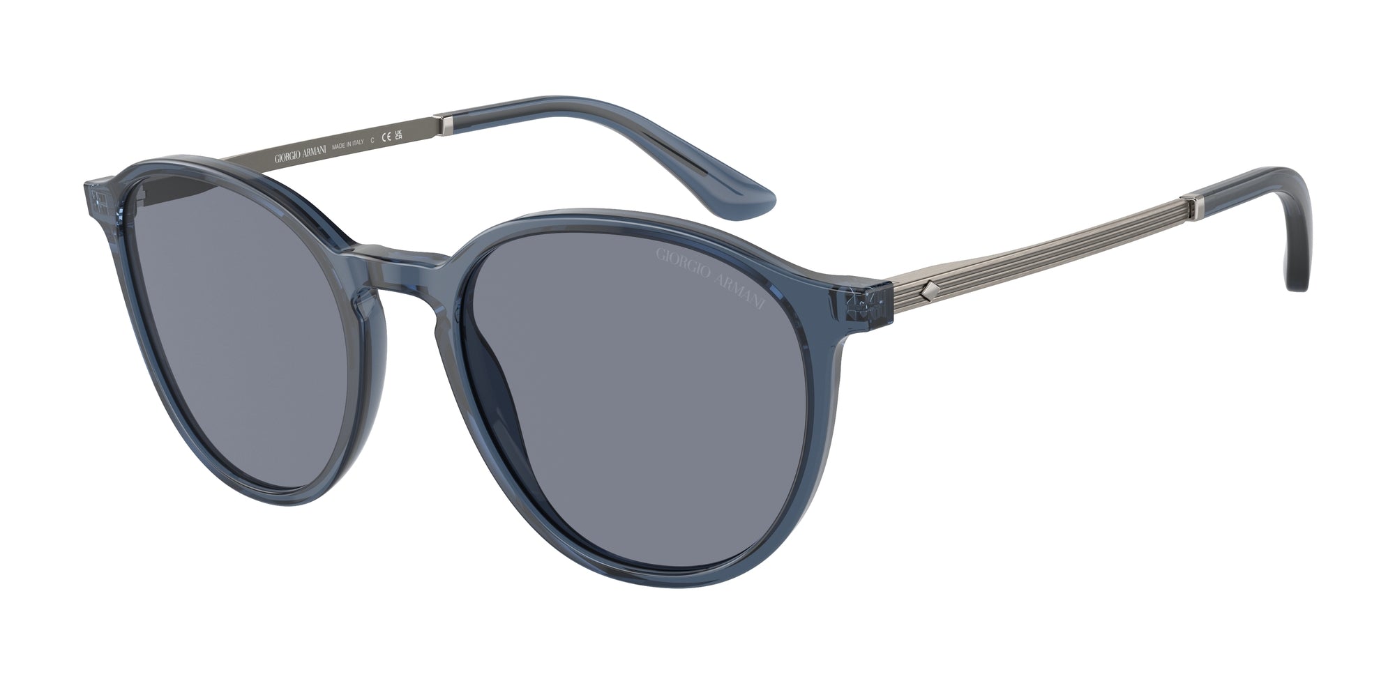 8056597942461 - Herren AR8196 603519 Gläser SONNENBRILLEN Acetat Blau Blau Panthos Normal 8056597942461 - Herren AR8196 603519 Gläser SONNENBRILLEN Acetat Blau Blau Panthos Normal