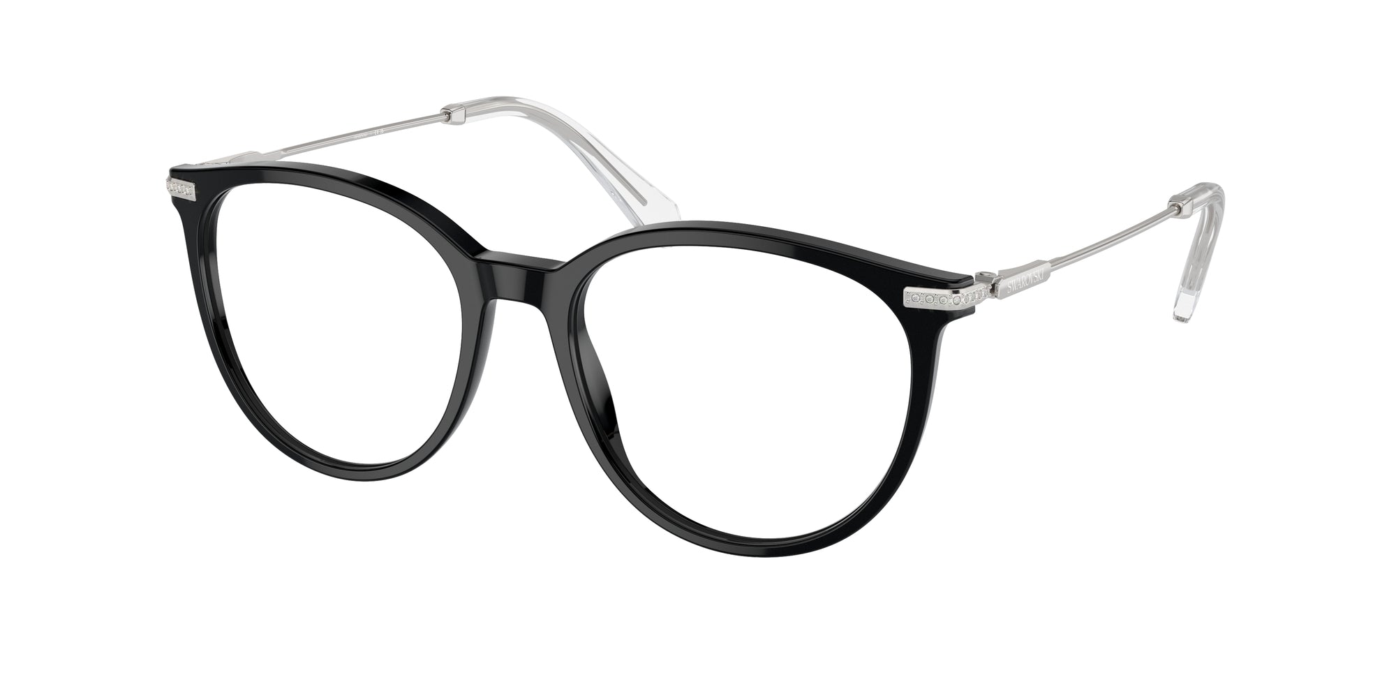 8056597945103 - Frau SK2009  1001 Rahmen von BRILLEN Acetat Schwarz Transparent Panthos Normal