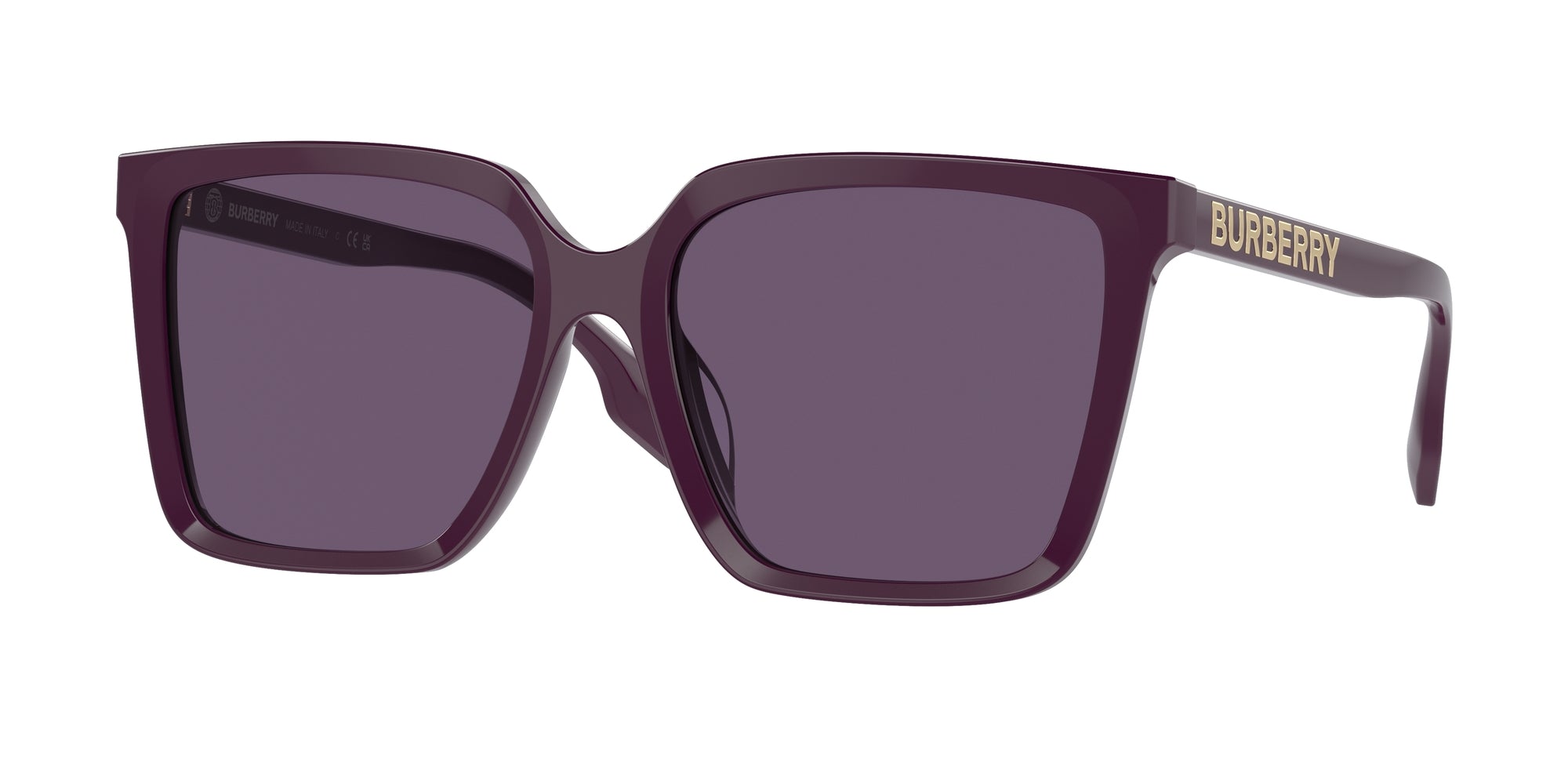 8056597945394 - Damen BE4411D  34001A Gläser SONNENBRILLEN Acetat Violett Violett Quadratisch Normal