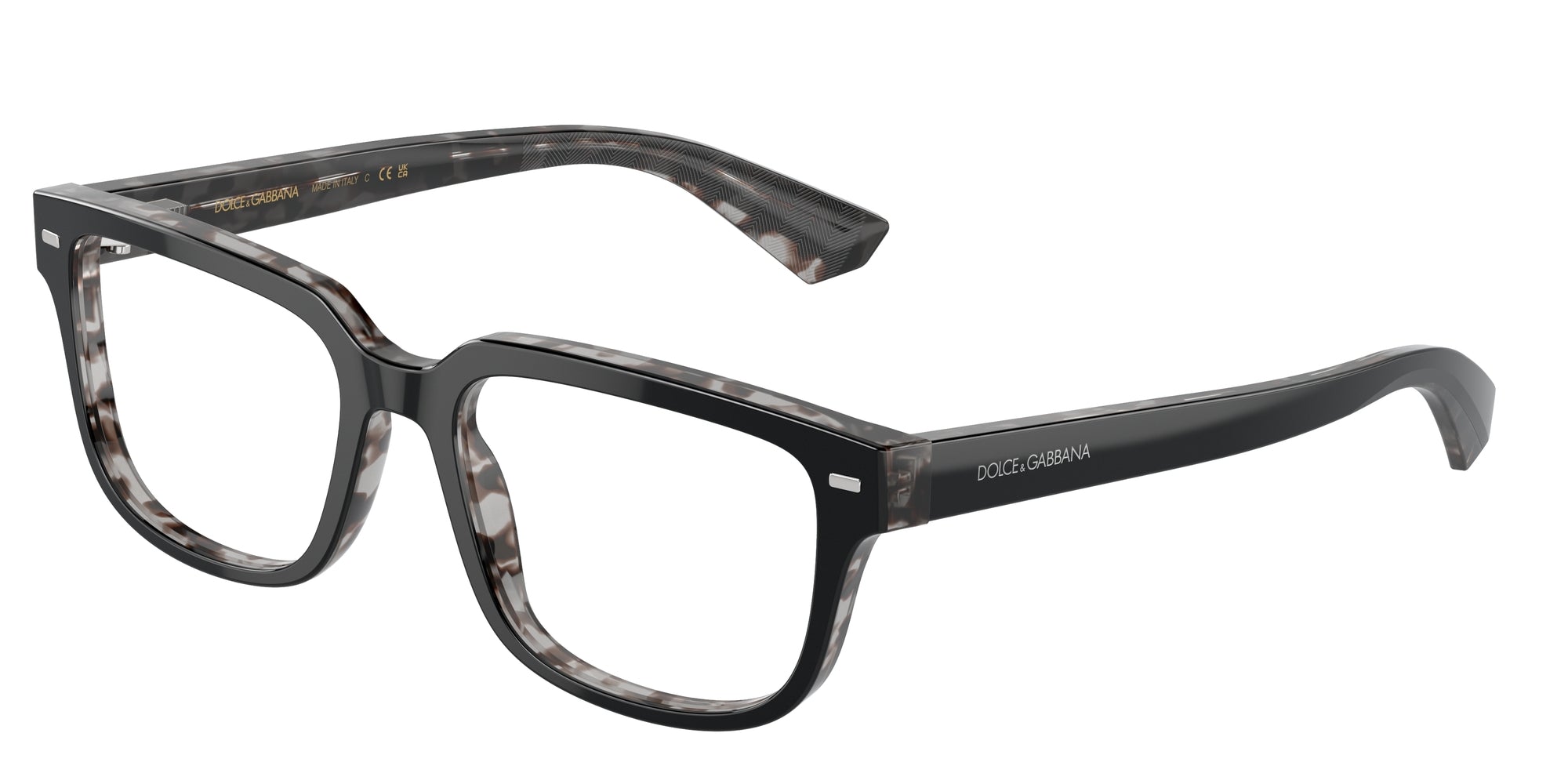 8056597945509 - Herren DG3380  3403 Rahmen von BRILLEN Acetat Schwarz Transparent Quadratisch Normal