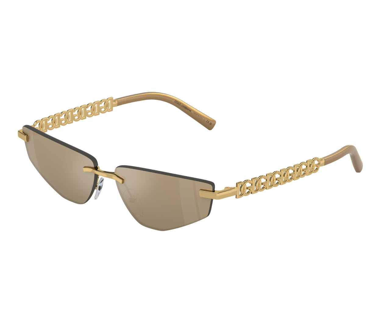 8056597947664 - Frau DG2301 02 03 Gläser SONNENBRILLEN Metall Gold Gelbes Gold Hocken Normal Schattiert 8056597947664 - Frau DG2301 02 03 Gläser SONNENBRILLEN Metall Gold Gelbes Gold Hocken Normal Schattiert