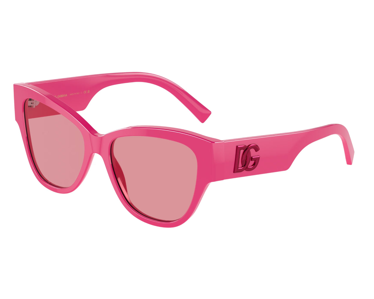 8056597947831 - Frau DG4449 326230 Gläser SONNENBRILLEN Acetat Fuchsie Silber   Rosa Schmetterling  Spiegel