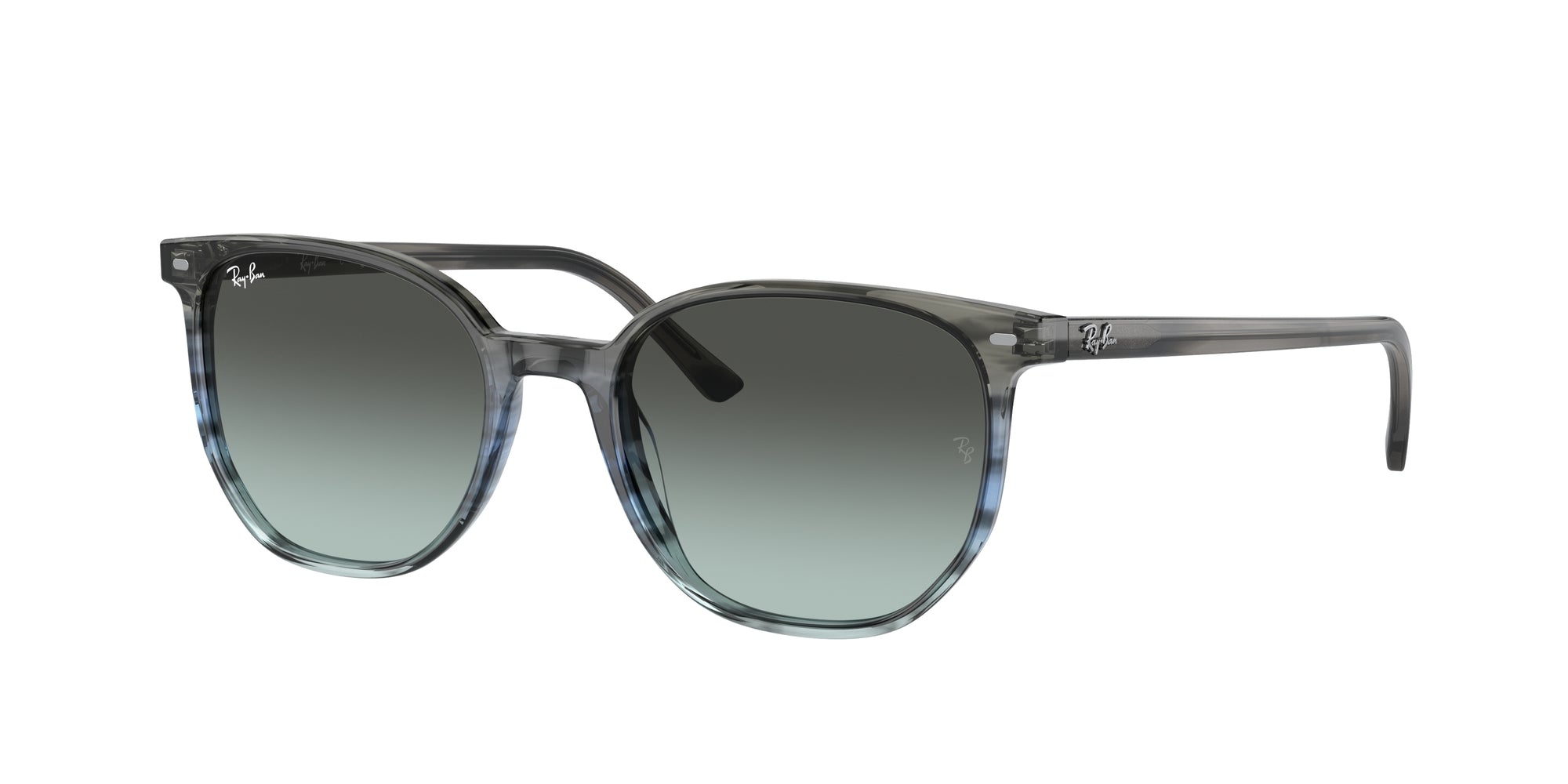 8056597949576 - Unisex RB2197 ELLIOT 1391GK Gläser SONNENBRILLEN Acetat Blau Blau Quadratisch Normal Schattiert
