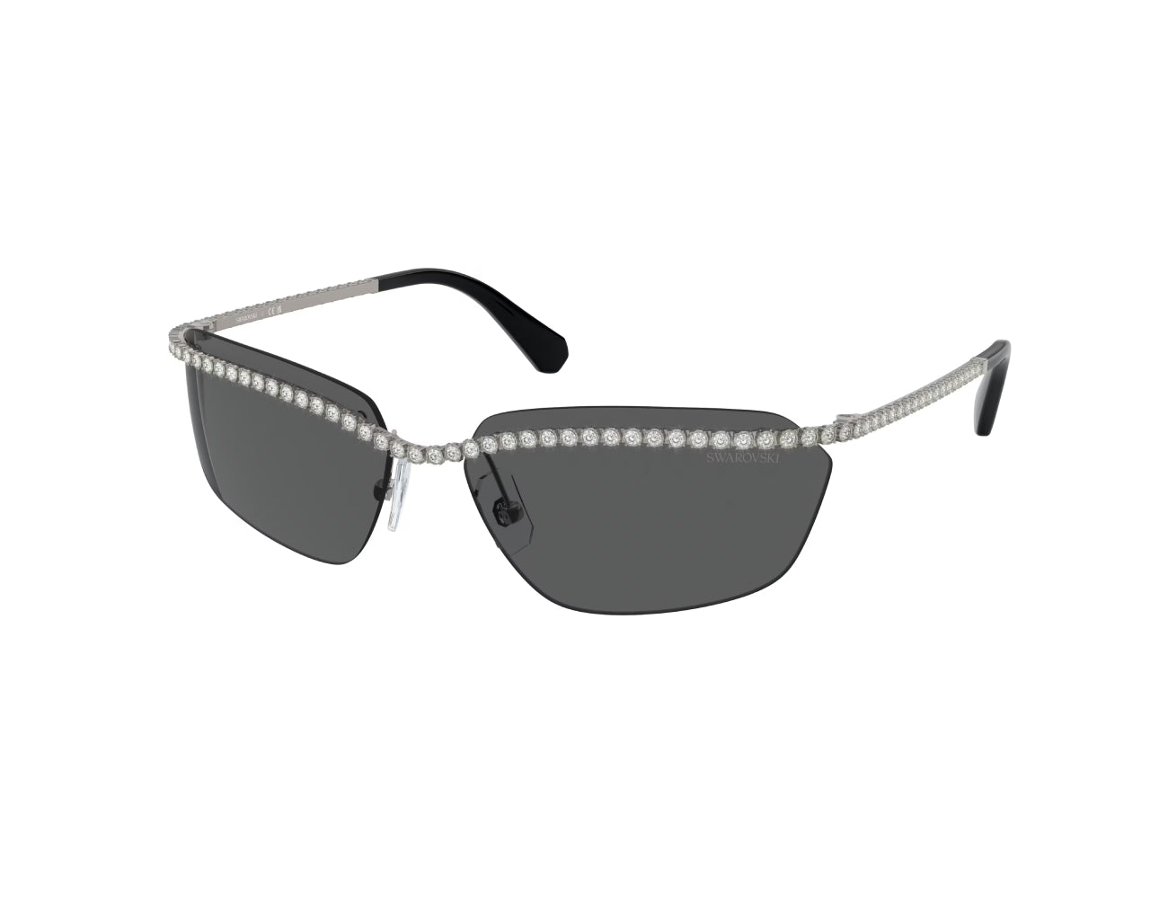 8056597958561 - Frau SK7001 400987 Gläser SONNENBRILLEN Metall Gunmetal Grau Geometrisch Normal 8056597958561 - Frau SK7001 400987 Gläser SONNENBRILLEN Metall Gunmetal Grau Geometrisch Normal