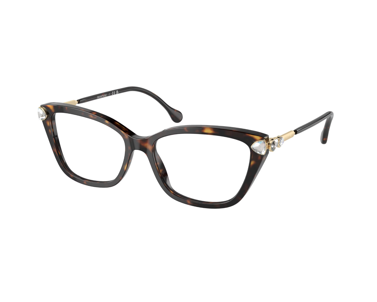 8056597959117 - Damen SK2011  1002 Rahmen von BRILLEN Acetat Schildkröte Transparent Cat Eye Normal