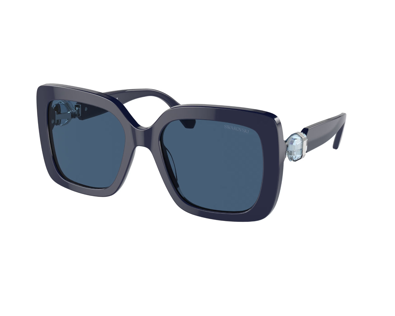 8056597961752 - Frau SK6001  100455 Gläser SONNENBRILLEN Acetat Blau Dunkelblau Hocken Anti -Reflex