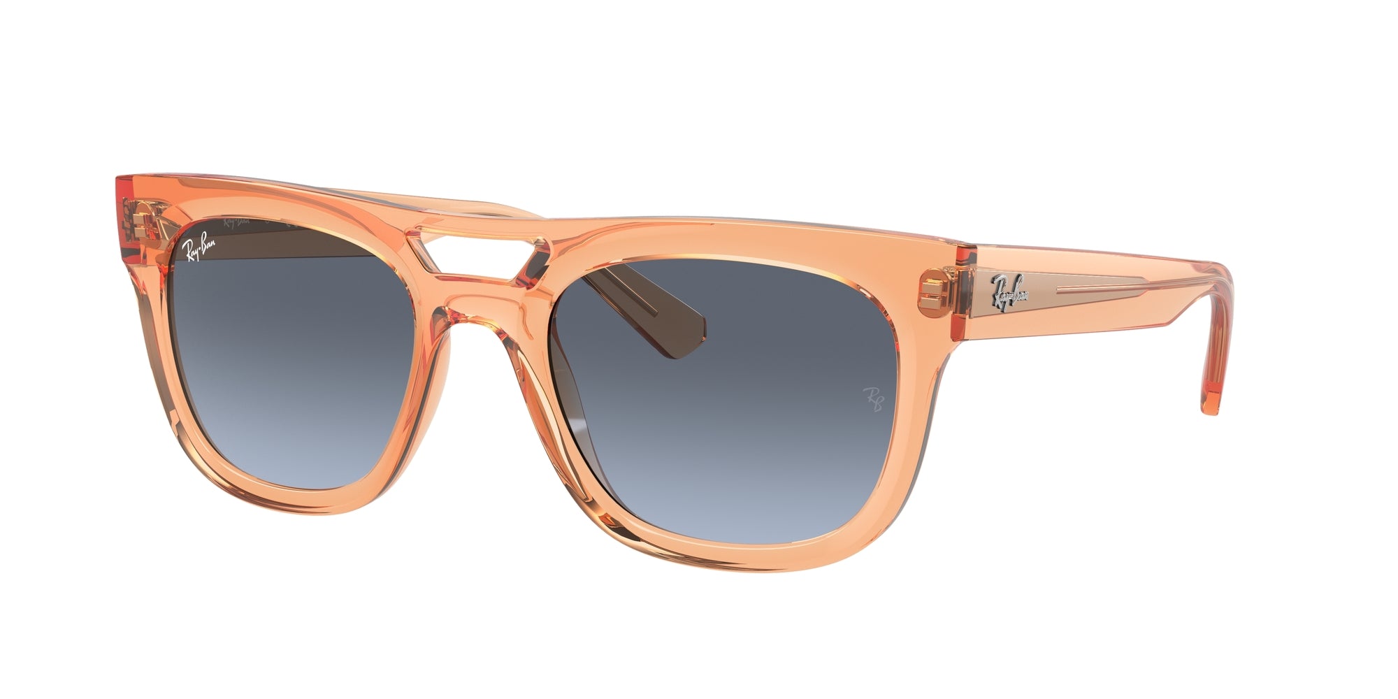 8056597963299 - Unisex RB4426 PHIL 66868F Gläser SONNENBRILLEN Injiziert Orange Blau Quadratisch Normal Schattiert